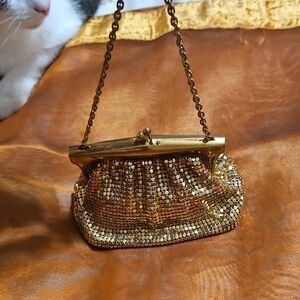 Whiting & Davis Gold Mesh Evening Clutch
